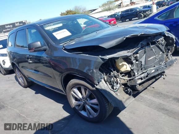 ✅ 2011 Dodge Durango R/T • VIN: 1D4SD6GT8BC682176 • Lot: 41622496. Listed on IAAI with 124,320 mi. Free auction sales archive from the USA and detailed vehicle history report at DreamBid. Image 1.