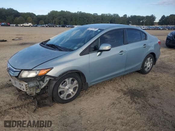 ✅ 2012 Honda Civic • VIN: JHMFB4F23CS004961 • Lot: 87414795. Listed on Copart with 172,505 mi. Free auction sales archive from the USA and detailed vehicle history report at DreamBid. Image 1.