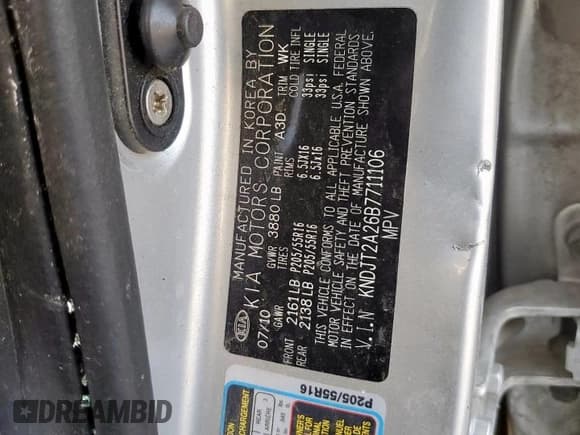 ✅ 2011 Kia Soul + • VIN: KNDJT2A26B7711106 • Lot: 84996785. Wystawiony na Copart z przebiegiem Nie podano. Bezpłatny archiwum sprzedaży aukcyjnych z USA i szczegółowy raport historii pojazdu na DreamBid. Zdjęcie 12.