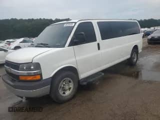 2016 Chevrolet Express Passenger LT с VIN 1GAZGPFG9G1137757, выставлен на аукционе Copart как лот 69293535 с пробегом 266 287 миль миль и Списание • Salvage title. История ставок и продаж доступна на DreamBid. Изображение 1.