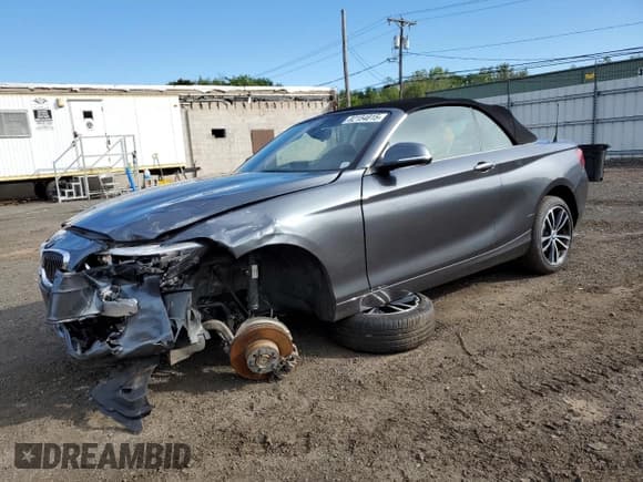 ✅ 2020 BMW 2 Series 230i xDrive • VIN: WBA2K1C07L7D93530 • Лот: 82154015. Опубликован ранее на Copart с пробегом 22 864 миль. Бесплатный доступ к архиву аукционных продаж из США и подробный отчёт об истории автомобиля на DreamBid. Изображение 1.