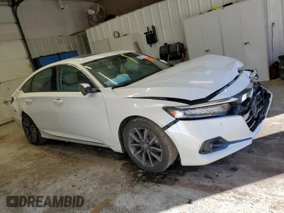 ✅ 2021 Honda Accord EX-L • VIN: 1HGCV1F55MA023282 • Lot: 86231795. Listed on Copart with 91,655 mi. Free auction sales archive from the USA and detailed vehicle history report at DreamBid. Image 4.