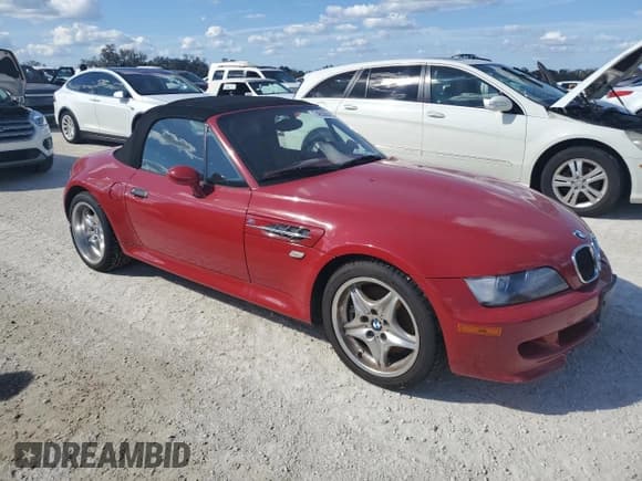 ✅ 2000 BMW Z3 M Roadster • VIN: WBSCK9347YLC93878 • Лот: 74850664. Опубликован ранее на Copart с пробегом Не указан. Бесплатный доступ к архиву аукционных продаж из США и подробный отчёт об истории автомобиля на DreamBid. Изображение 4.