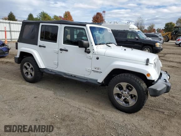 ✅ 2016 Jeep Wrangler Unlimited Sahara • VIN: 1C4BJWEG3GL339410 • Lot: 90688005. Listed on Copart with 102,152 mi. Free auction sales archive from the USA and detailed vehicle history report at DreamBid. Image 4.