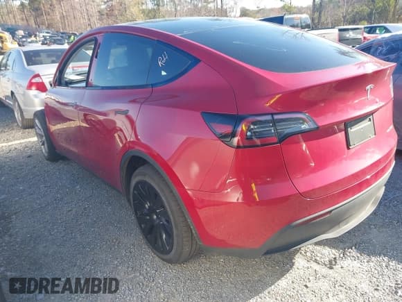 ✅ 2023 Tesla Model Y Long Range • VIN: 7SAYGDEE0PA202150 • Lot: 41735258. Listed on IAAI with 22,131 mi. Free auction sales archive from the USA and detailed vehicle history report at DreamBid. Image 3.