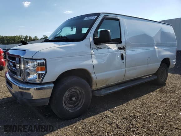 ✅ 2014 Ford Econoline Cargo Commercial • VIN: 1FTNE2EW1EDA43875 • Lot: 70133515. Listed on Copart with 202,283 mi. Free auction sales archive from the USA and detailed vehicle history report at DreamBid. Image 1.