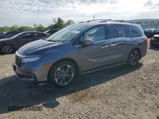 ✅ 2022 Honda Odyssey Elite • VIN: 5FNRL6H93NB063784 • Lot: 85907215. Listed on Copart with 28,474 mi. Free auction sales archive from the USA and detailed vehicle history report at DreamBid. Image 1.