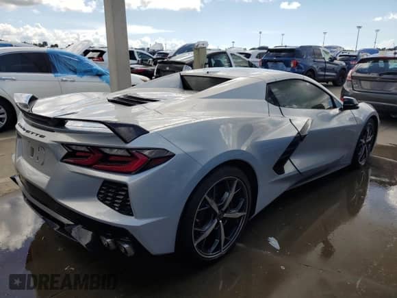2023 Chevrolet Corvette 2LT with VIN 1G1YB3D46P5131404, listed as a Copart auction lot 73678424 with Not provided miles and Non repairable. Bid and sale history available at DreamBid. Image 3.