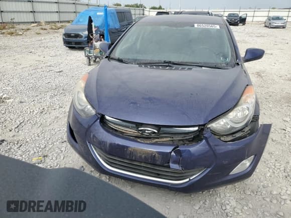 ✅ 2013 Hyundai Elantra GLS • VIN: 5NPDH4AE8DH358659 • Lot: 86520565. Listed on Copart with 298,975 mi. Free auction sales archive from the USA and detailed vehicle history report at DreamBid. Image 5.
