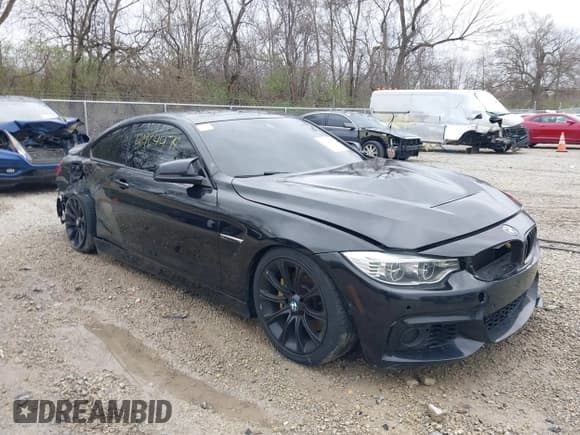 ✅ 2014 BMW 4 Series 435i • VIN: WBA3R1C59EF729230 • Lot: 41924478. Listed on IAAI with 109,357 mi. Free auction sales archive from the USA and detailed vehicle history report at DreamBid. Image 1.