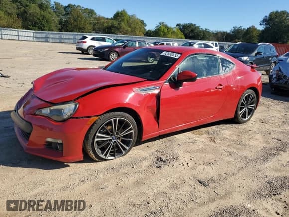 ✅ 2014 Subaru BRZ Limited • VIN: JF1ZCAC13E9601355 • Lot: 82560555. Listed on Copart with 43,919 mi. Free auction sales archive from the USA and detailed vehicle history report at DreamBid. Image 1.