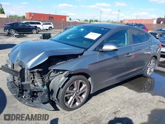 ✅ 2017 Hyundai Elantra Limited • VIN: KMHD84LF2HU194046 • Lot: 43465527. Listed on IAAI with 114,758 mi. Free auction sales archive from the USA and detailed vehicle history report at DreamBid. Image 2.