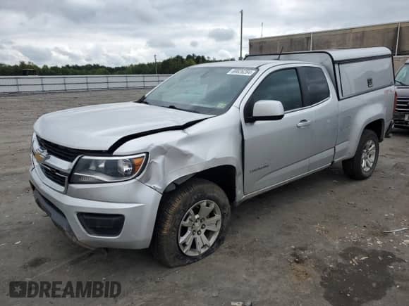 2019 Chevrolet Colorado 4WD LT with VIN 1GCHTCEA6K1345544, listed as a Copart auction lot 69826284 with 202,306 mi miles and Salvage title. Bid and sale history available at DreamBid. Image 1.