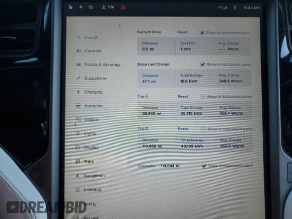 ✅ 2018 Tesla Model X 75D • VIN: 5YJXCAE2XJF106397 • Лот: 81928705. Опубликован ранее на Copart с пробегом 114 644 миль. Бесплатный доступ к архиву аукционных продаж из США и подробный отчёт об истории автомобиля на DreamBid. Изображение 9.