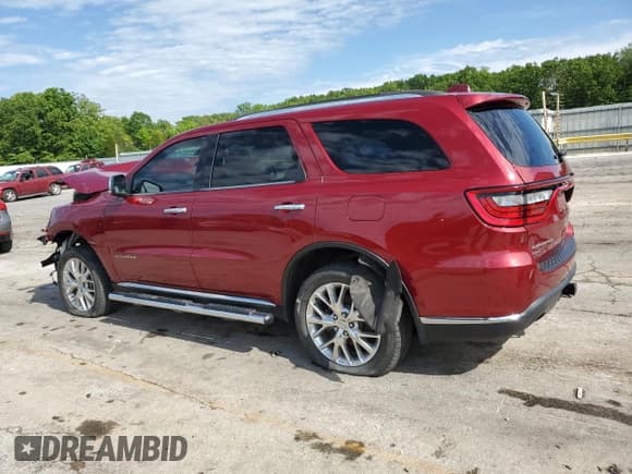 ✅ 2015 Dodge Durango Citadel • VIN: 1C4RDJEG1FC789743 • Lot: 57572775. Listed on Copart with 128,498 mi. Free auction sales archive from the USA and detailed vehicle history report at DreamBid. Image 2.