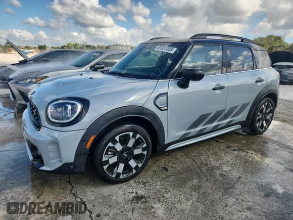 ✅ 2023 MINI Countryman Cooper S • VIN: WMZ53BR09P3P88216 • Лот: 91361335. Опубликован ранее на Copart с пробегом 27 747 миль. Бесплатный доступ к архиву аукционных продаж из США и подробный отчёт об истории автомобиля на DreamBid. Изображение 1.