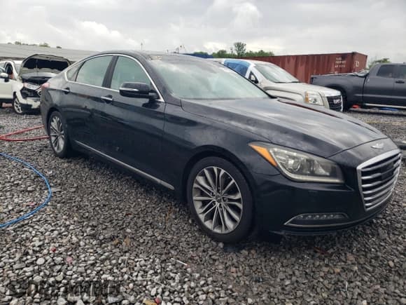 ✅ 2017 Genesis G80 3.8L • VIN: KMHGN4JE7HU201735 • Лот: 54178545. Опубликован ранее на Copart с пробегом 153 537 миль. Бесплатный доступ к архиву аукционных продаж из США и подробный отчёт об истории автомобиля на DreamBid. Изображение 4.