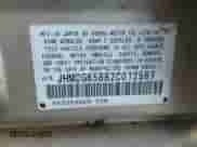 2002 Honda Accord EX с VIN JHMCG65882C012567, выставлен на аукционе Copart как лот 46550805 с пробегом 424 764 миль миль и Списание • Salvage title. История ставок и продаж доступна на DreamBid. Изображение 12.