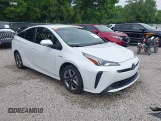 ✅ 2021 Toyota Prius L Eco • VIN: JTDKAMFU6M3137679 • Lot: 42488129. Wystawiony na IAAI z przebiegiem 52 414 mil. Bezpłatny archiwum sprzedaży aukcyjnych z USA i szczegółowy raport historii pojazdu na DreamBid. Zdjęcie 1.