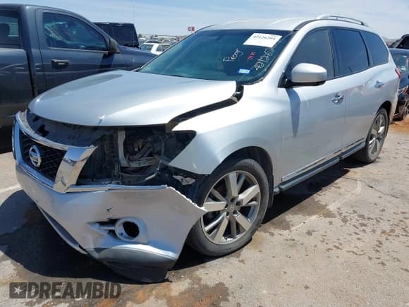 ✅ 2014 Nissan Pathfinder S • VIN: 5N1AR2MN7EC643118 • Lot: 42126204. Listed on IAAI with 102,960 mi. Free auction sales archive from the USA and detailed vehicle history report at DreamBid. Image 2.