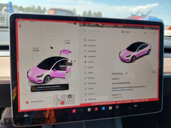 ✅ 2022 Tesla Model 3 • VIN: 5YJ3E1EA6NF328750 • Lot: 82206215. Wystawiony na Copart z przebiegiem 45 786 mil. Bezpłatny archiwum sprzedaży aukcyjnych z USA i szczegółowy raport historii pojazdu na DreamBid. Zdjęcie 9.