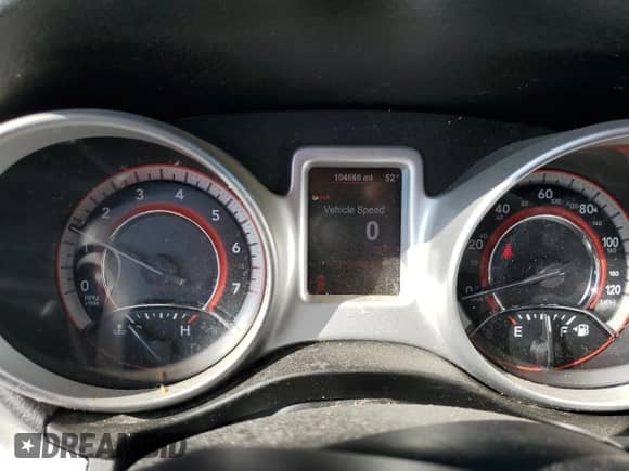 2013 Dodge Journey American Value with VIN 3C4PDCAB5DT597224, listed as a Copart auction lot 82536665 with 104,666 mi miles and Clean title. Bid and sale history available at DreamBid. Image 9.