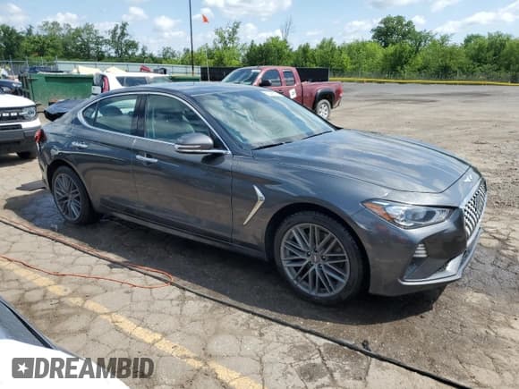 ✅ 2019 Genesis G70 Advanced • VIN: KMTG64LA1KU044871 • Lot: 60246525. Wystawiony na Copart z przebiegiem 96 364 mil. Bezpłatny archiwum sprzedaży aukcyjnych z USA i szczegółowy raport historii pojazdu na DreamBid. Zdjęcie 4.