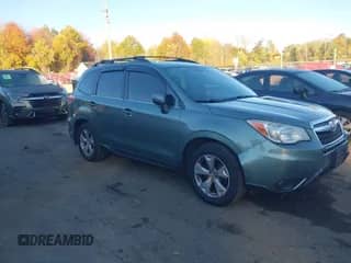 2015 Subaru Forester Premium z VIN JF2SJADCXFH417394, wystawiony jako IAAI lot #43498162 z przebiegiem 258 332 mil mil oraz . Historia ofert i sprzedaży dostępna na DreamBid. Obrazek 1.