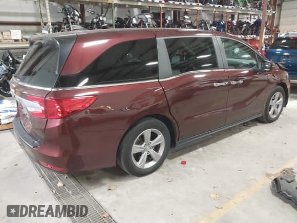 ✅ 2020 Honda Odyssey EX • VIN: 5FNRL6H50LB028372 • Lot: 40763598. Listed on IAAI with 38,512 mi. Free auction sales archive from the USA and detailed vehicle history report at DreamBid. Image 4.