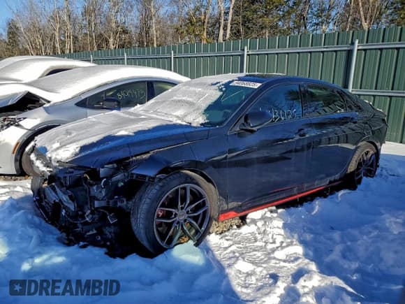 ✅ 2022 Hyundai Elantra • VIN: KMHLW4AK9NU001825 • Лот: 94068825. Опубликован ранее на Copart с пробегом 54 415 миль. Бесплатный доступ к архиву аукционных продаж из США и подробный отчёт об истории автомобиля на DreamBid. Изображение 1.