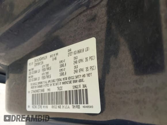 ✅ 2006 Dodge Dakota SLT • VIN: 1D7HW42N06S718488 • Лот: 42776180. Опубликован ранее на IAAI с пробегом 61 944 миль. Бесплатный доступ к архиву аукционных продаж из США и подробный отчёт об истории автомобиля на DreamBid. Изображение 9.