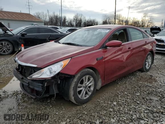 ✅ 2013 Hyundai Sonata GLS • VIN: 5NPEB4AC9DH505432 • Lot: 46609405. Listed on Copart with 111,301 mi. Free auction sales archive from the USA and detailed vehicle history report at DreamBid. Image 1.