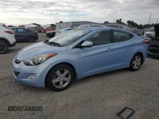 2013 Hyundai Elantra GLS with VIN KMHDH4AE0DU808497, listed as a Copart auction lot 86189185 with 128,874 mi miles and Clean title. Bid and sale history available at DreamBid. Image 1.