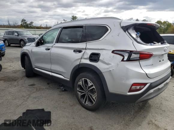 2020 Hyundai Santa Fe SEL with VIN 5NMS3CAA6LH149476, listed as a Copart auction lot 82646325 with Not provided miles and Salvage title. Bid and sale history available at DreamBid. Image 2.