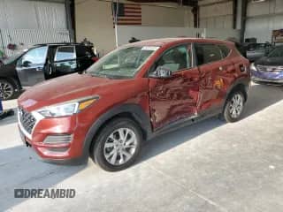 2019 Hyundai Tucson SE z VIN KM8J2CA48KU936909, wystawiony jako Copart lot #69381605 z przebiegiem 110 082 mil mil oraz Szkoda całkowita • Salvage title. Historia ofert i sprzedaży dostępna na DreamBid. Obrazek 1.