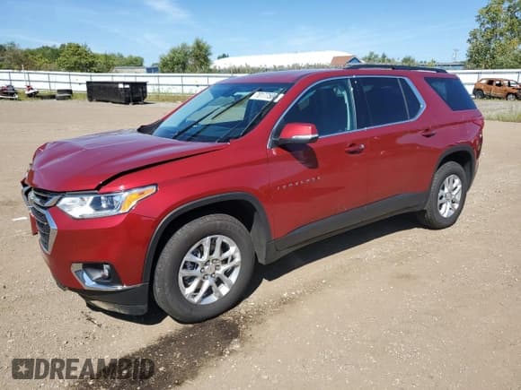 ✅ 2021 Chevrolet Traverse LT • VIN: 1GNEVHKW6MJ169289 • Lot: 70177504. Listed on Copart with 30,718 mi. Free auction sales archive from the USA and detailed vehicle history report at DreamBid. Image 1.