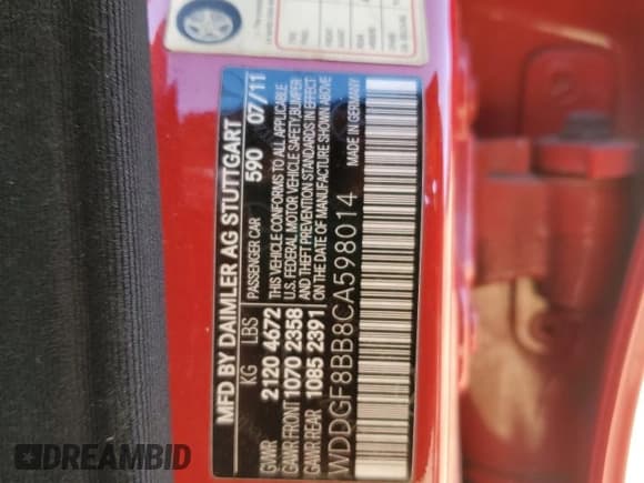 ✅ 2012 Mercedes-Benz C 300 Sport • VIN: WDDGF8BB8CA598014 • Лот: 92347225. Опубликован ранее на Copart с пробегом 165 258 миль. Бесплатный доступ к архиву аукционных продаж из США и подробный отчёт об истории автомобиля на DreamBid. Изображение 12.