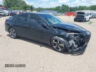 2023 Hyundai Elantra SEL with VIN KMHLS4AG7PU548280, listed as a IAAI auction lot 42728089 with 19,968 mi miles and . Bid and sale history available at DreamBid. Image 1.