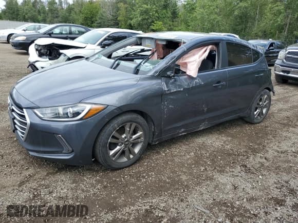 ✅ 2017 Hyundai Elantra Limited • VIN: KMHD84LF4HU186630 • Lot: 69938895. Listed on Copart with 192,281 mi. Free auction sales archive from the USA and detailed vehicle history report at DreamBid. Image 1.