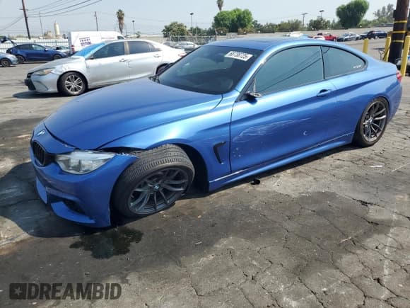 ✅ 2014 BMW 4 Series 435i • VIN: WBA3R1C55EK191942 • Lot: 68738725. Listed on Copart with 98,170 mi. Free auction sales archive from the USA and detailed vehicle history report at DreamBid. Image 1.
