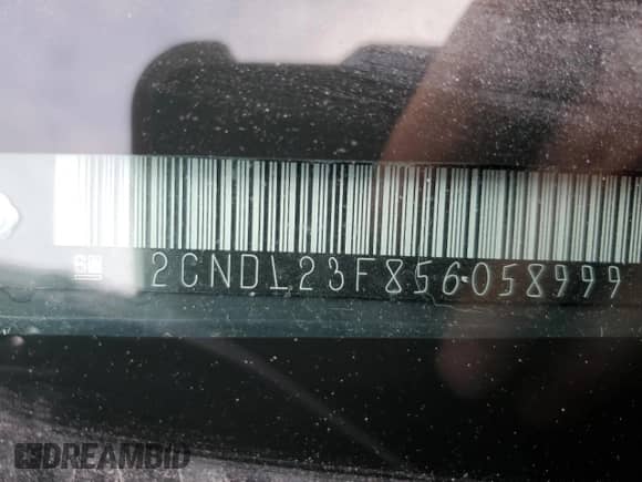 2005 Chevrolet Equinox LS с VIN 2CNDL23F856058999, выставлен на аукционе Copart как лот 75034424 с пробегом Не указан миль и Чистый • Clean title. История ставок и продаж доступна на DreamBid. Изображение 13.