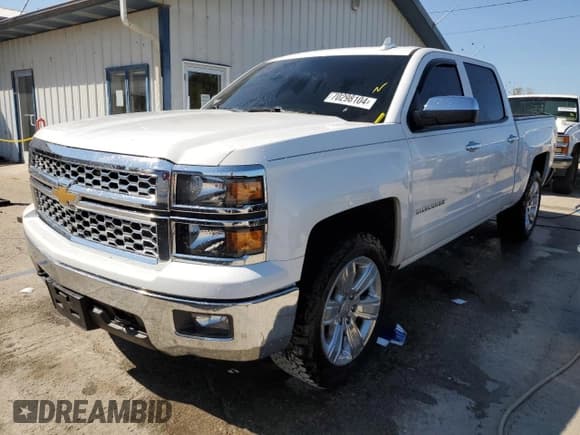 ✅ 2015 Chevrolet Silverado 1500 LT • VIN: 3GCUKREC2FG296582 • Лот: 70298104. Опубликован ранее на Copart с пробегом 117 524 миль. Бесплатный доступ к архиву аукционных продаж из США и подробный отчёт об истории автомобиля на DreamBid. Изображение 1.