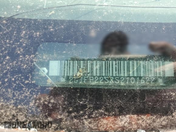 ✅ 1995 Chevrolet Camaro • VIN: 2G1FP22S8S2101622 • Lot: 59306585. Listed on Copart with 138,798 mi. Free auction sales archive from the USA and detailed vehicle history report at DreamBid. Image 12.