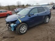 ✅ 2022 Chevrolet Equinox LT • VIN: 3GNAXKEV5NL141695 • Лот: 91346805. Опубликован ранее на Copart с пробегом 48 879 миль. Бесплатный доступ к архиву аукционных продаж из США и подробный отчёт об истории автомобиля на DreamBid. Изображение 1.