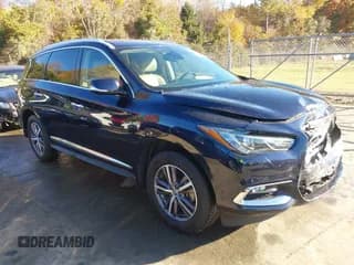 ✅ 2019 Infiniti QX60 Luxe • VIN: 5N1DL0MMXKC516322 • Lot: 43634406. Listed on IAAI with 109,920 mi. Free auction sales archive from the USA and detailed vehicle history report at DreamBid. Image 1.