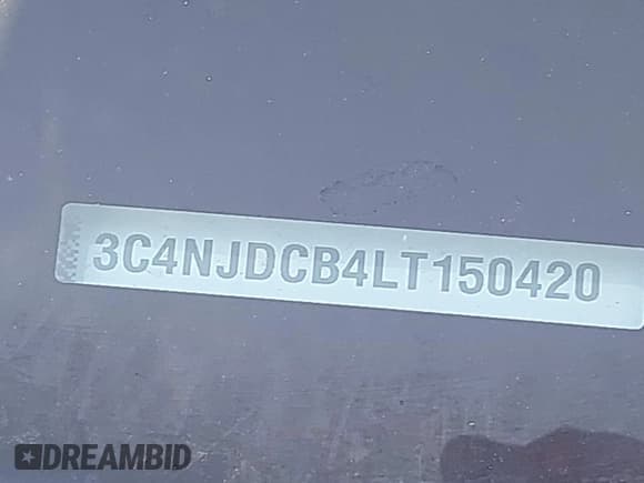 ✅ 2020 Jeep Compass Limited • VIN: 3C4NJDCB4LT150420 • Lot: 42914517. Listed on IAAI with 64,929 mi. Free auction sales archive from the USA and detailed vehicle history report at DreamBid. Image 9.