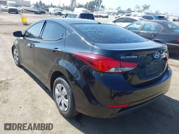 2016 Hyundai Elantra Value Edition with VIN KMHDH4AE7GU601626, listed as a IAAI auction lot 43400665 with 135,195 mi miles and . Bid and sale history available at DreamBid. Image 3.