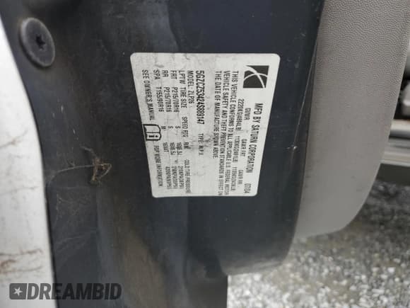 ✅ 2004 Saturn VUE V6 • VIN: 5GZCZ53424S889147 • Lot: 50312725. Wystawiony na Copart z przebiegiem 177 500 mil. Bezpłatny archiwum sprzedaży aukcyjnych z USA i szczegółowy raport historii pojazdu na DreamBid. Zdjęcie 13.