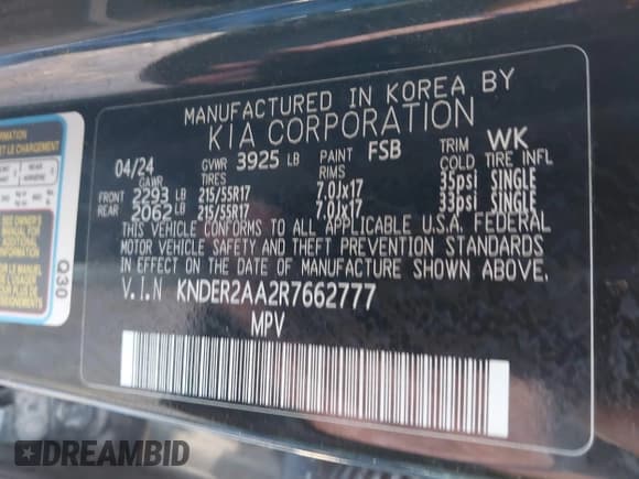 ✅ 2024 Kia Seltos EX • VIN: KNDER2AA2R7662777 • Lot: 43301448. Wystawiony na IAAI z przebiegiem 19 112 mil. Bezpłatny archiwum sprzedaży aukcyjnych z USA i szczegółowy raport historii pojazdu na DreamBid. Zdjęcie 9.