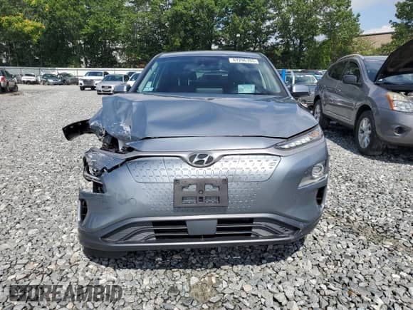 2020 Hyundai Kona Ultimate with VIN KM8K53AG0LU073594, listed as a Copart auction lot 67296765 with 57,369 mi miles and Salvage title. Bid and sale history available at DreamBid. Image 5.